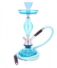 Teal Chiquita - Small 14 inch Hookah